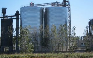 fly ash storage silo