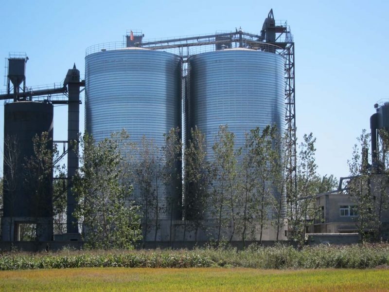 fly ash storage silo