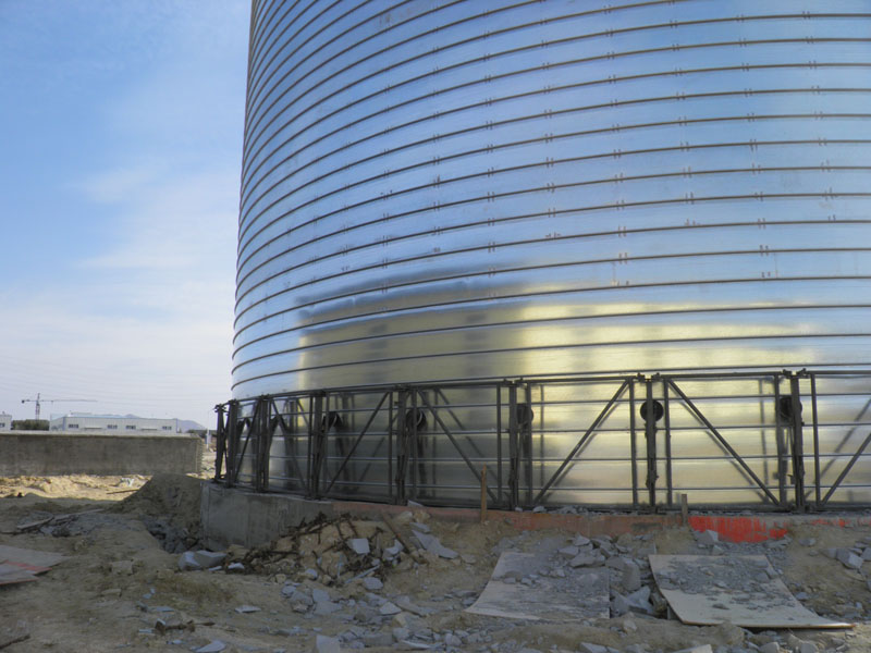 steel tank subsidence observation