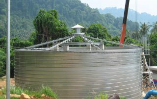 Wastewater Treatment Tank Roof