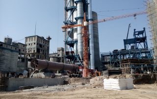 cement silo applied in cement production lin