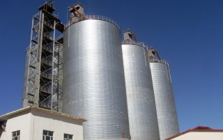 frac sand storage silo tanks