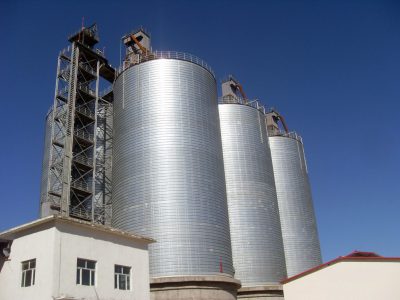 frac sand storage silo tanks