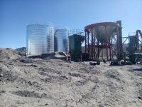 sand silo tank storage system