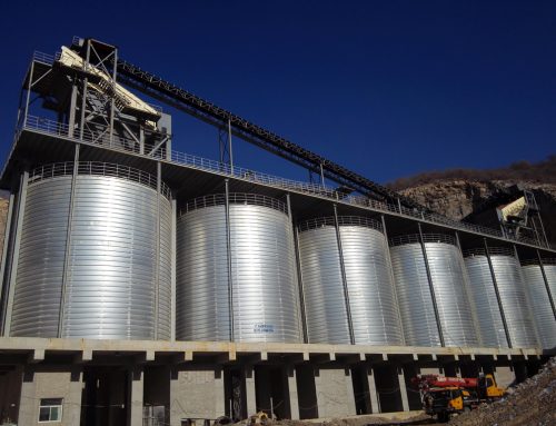 Limestone Storage Silos