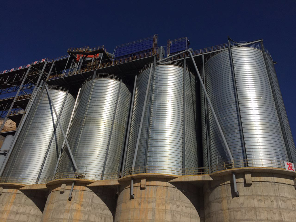 pulverized coal steel silo