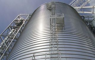 steel made cement silos