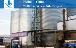 agico hebei 7000t silo project