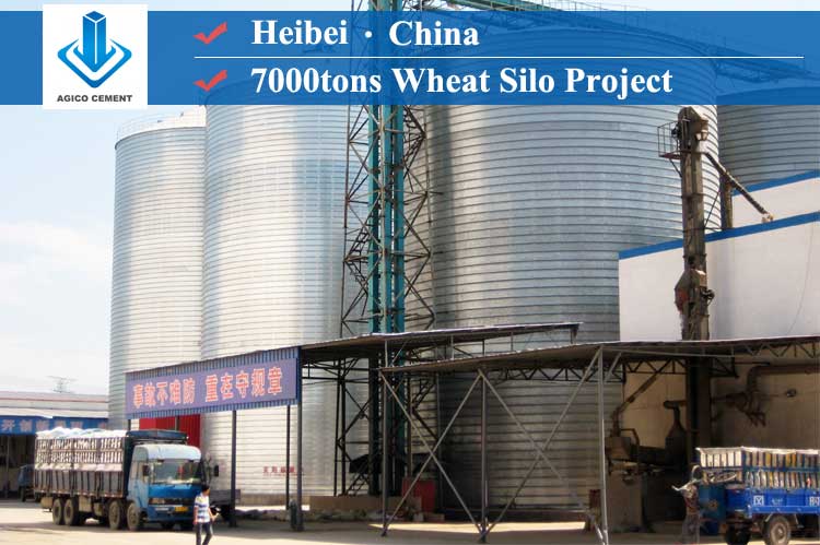 agico hebei 7000t silo project