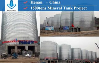 agico henan 1500t silo project