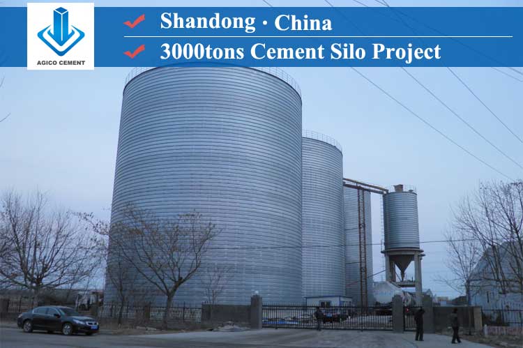 agico shandong 3000t silo project