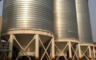 fly ash silos