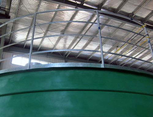 Steel Silo Guardrail & Platform