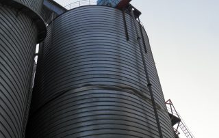 instable steel silo