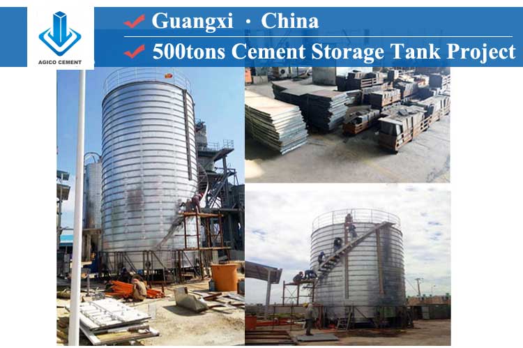 500 tons cement storage tank